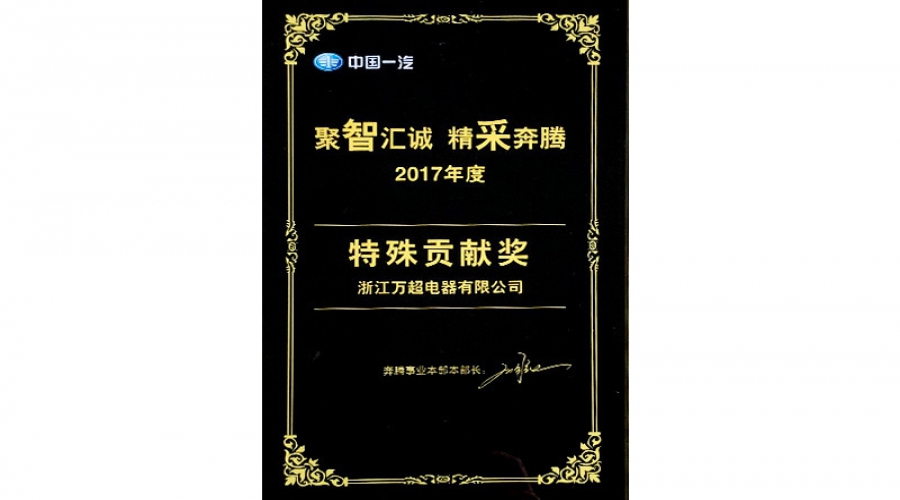 2017年特殊貢獻獎